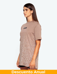 Camiseta Blow Up Slim Fit Brown Camiseta