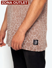 Camiseta Blow Up Slim Fit Brown Camiseta