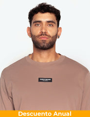 Camiseta Blow Up Slim Fit Brown Camiseta