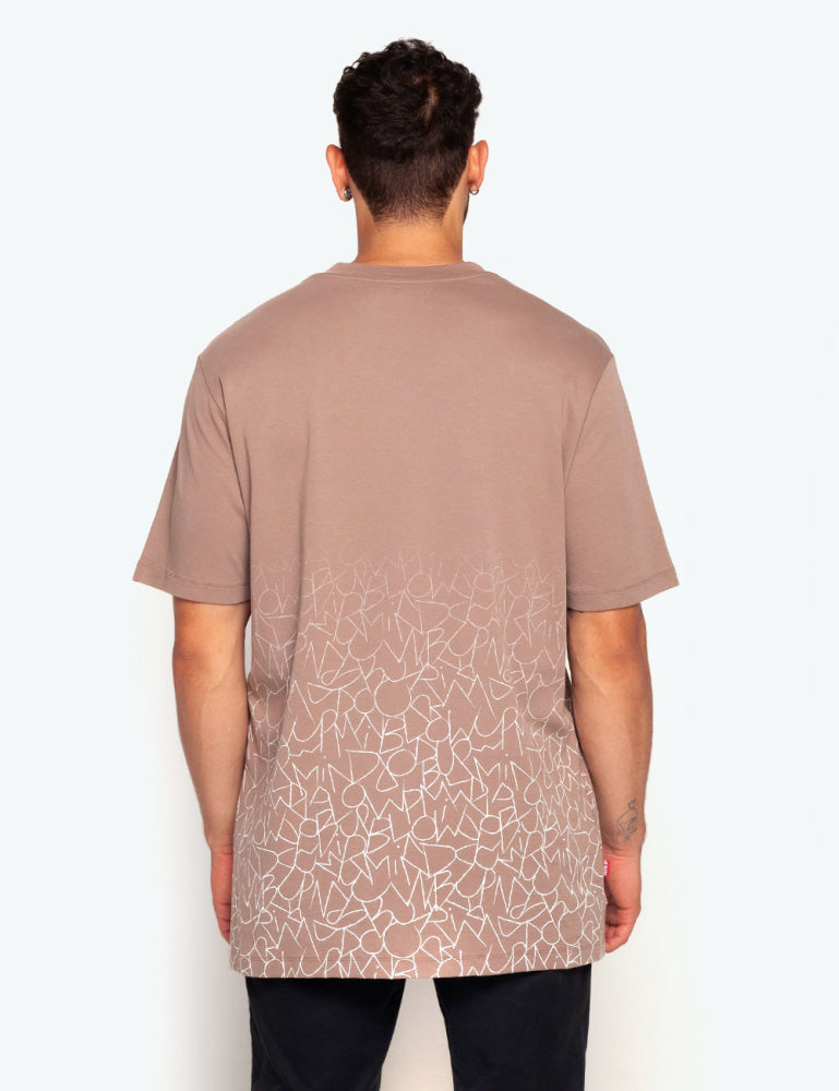 Camiseta Blow Up Slim Fit Brown Camiseta