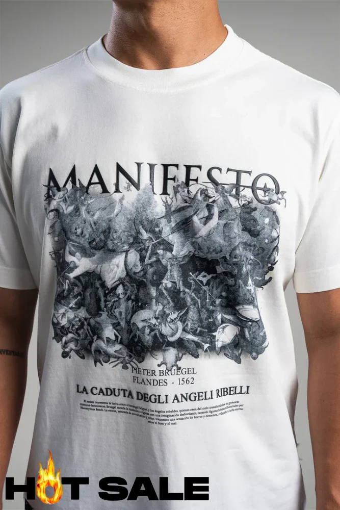 Camiseta Hombre Manifesto Caida De Los Angeles Camiseta