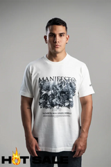 Camiseta Hombre Manifesto Caida De Los Angeles Camiseta