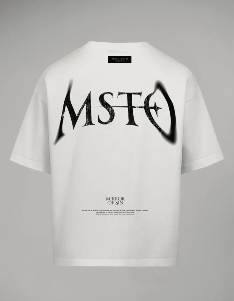 Camiseta Hombre Oversize Manifesto - Camiseta
