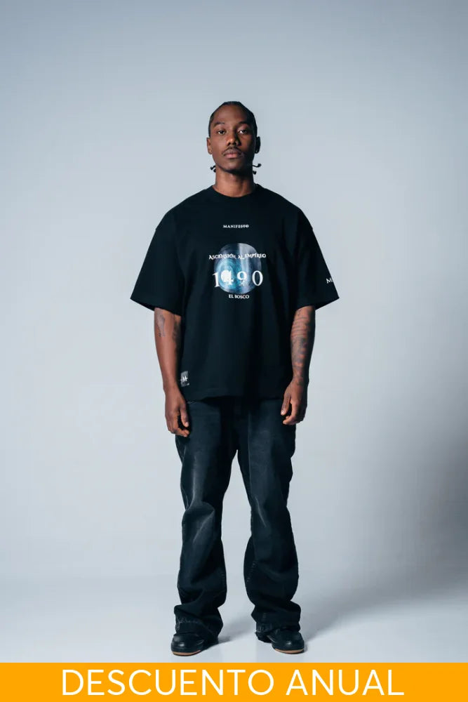 Camiseta Hombre Oversize Manifesto - Camiseta
