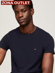 Camiseta Slim Tommy Hilfiger Sky Camiseta