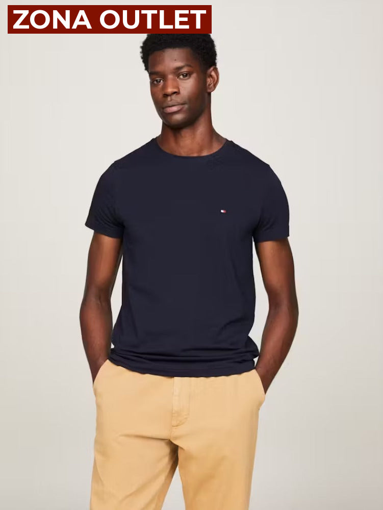 Camiseta Slim Tommy Hilfiger Sky Camiseta