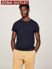 Camiseta Slim Tommy Hilfiger Sky Camiseta