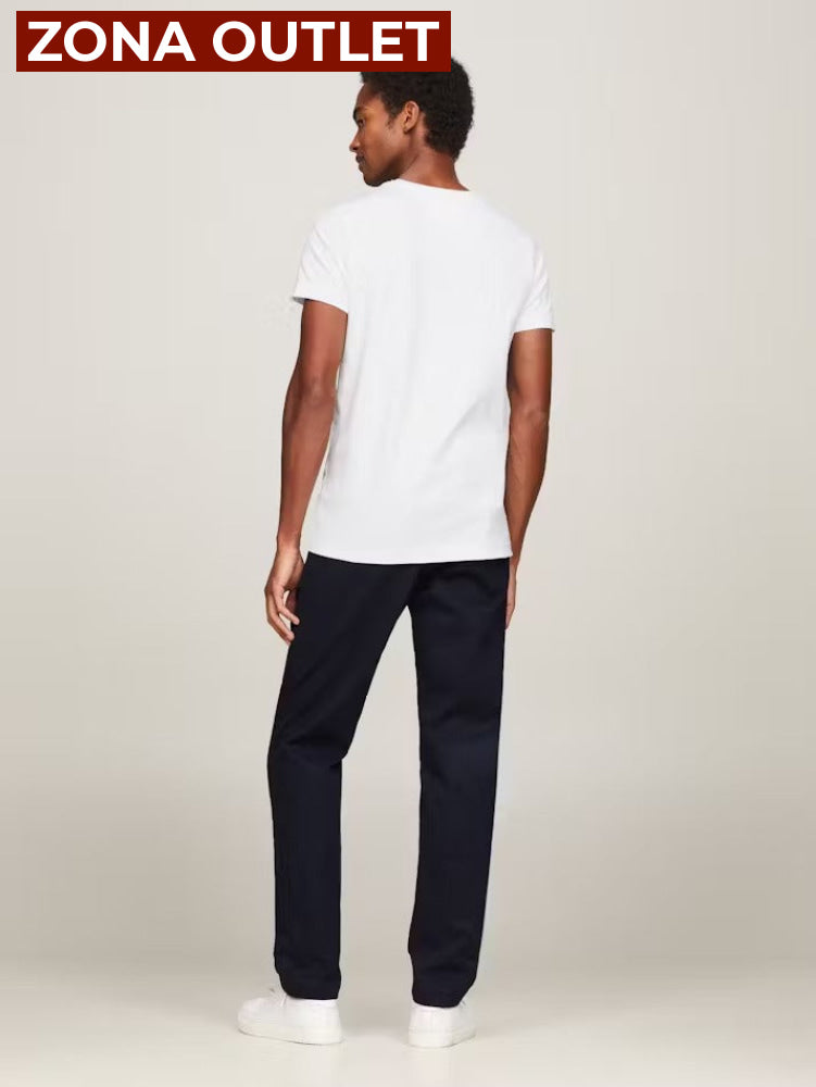 Camiseta Slim Tommy Hilfiger White Camiseta