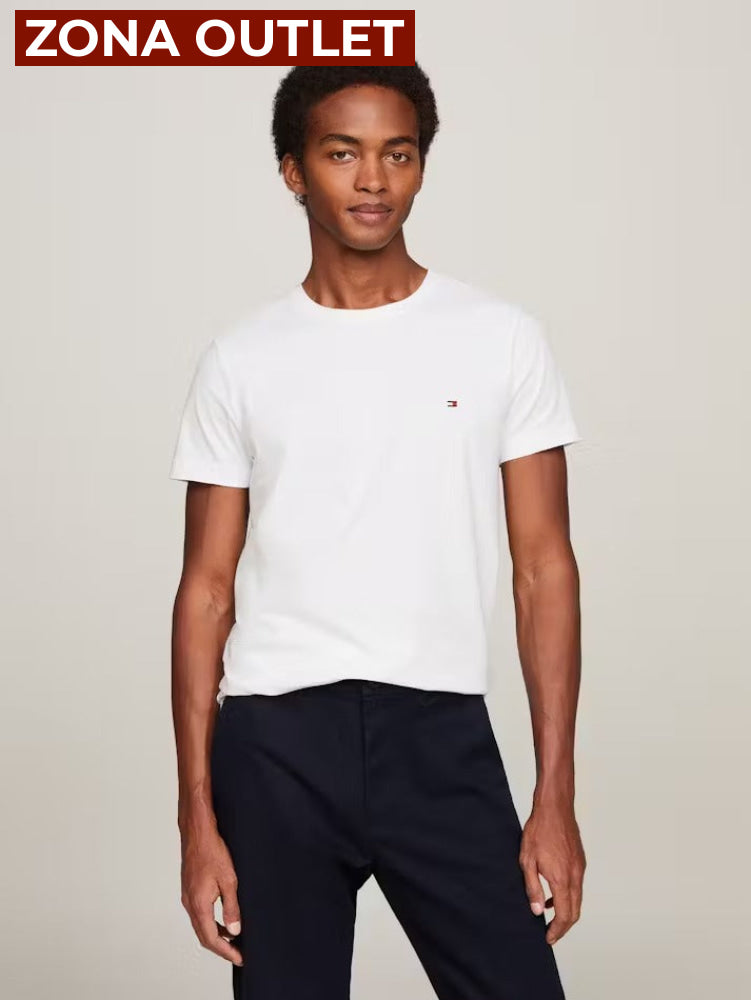 Camiseta Slim Tommy Hilfiger White Camiseta