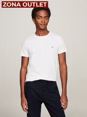 Camiseta Slim Tommy Hilfiger White Camiseta