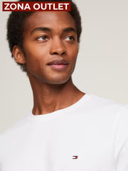 Camiseta Slim Tommy Hilfiger White Camiseta