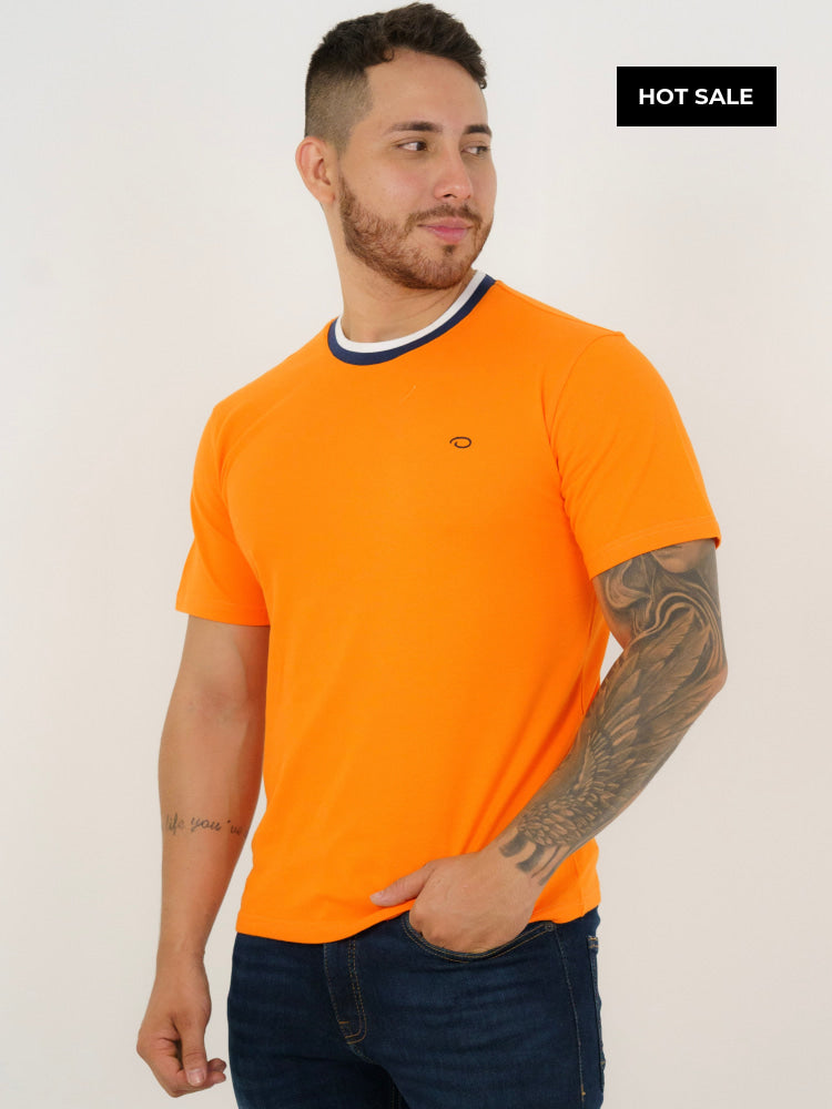 Camiseta Oscar De La Renta Orange