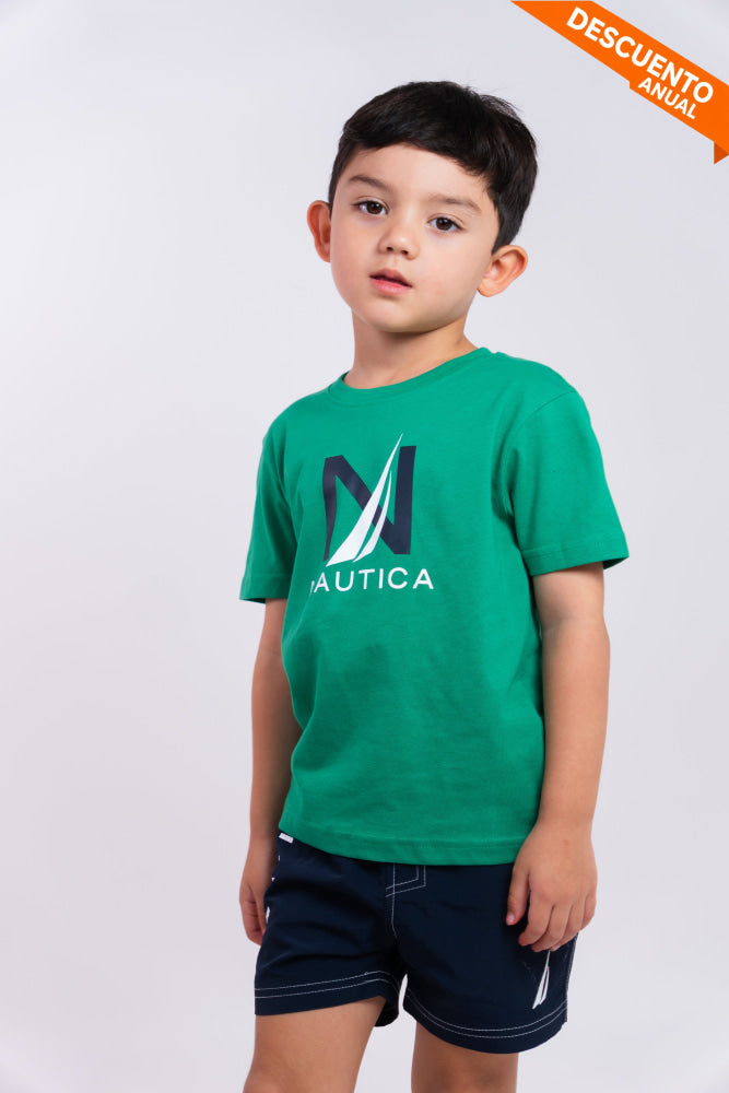 Camiseta Kids Nautica Playeras
