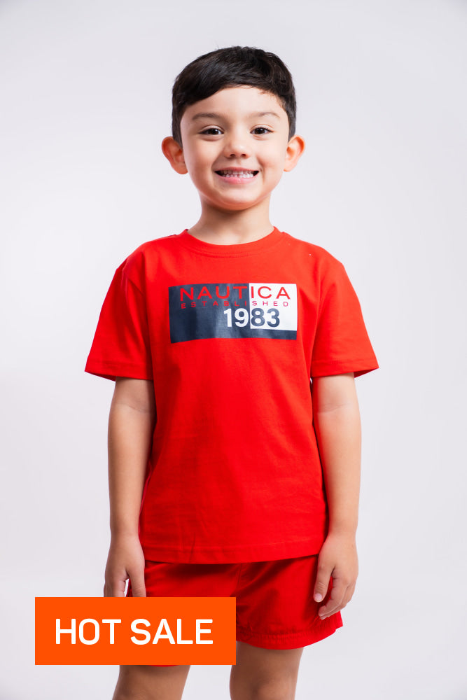 Camiseta Kids Nautica Playeras