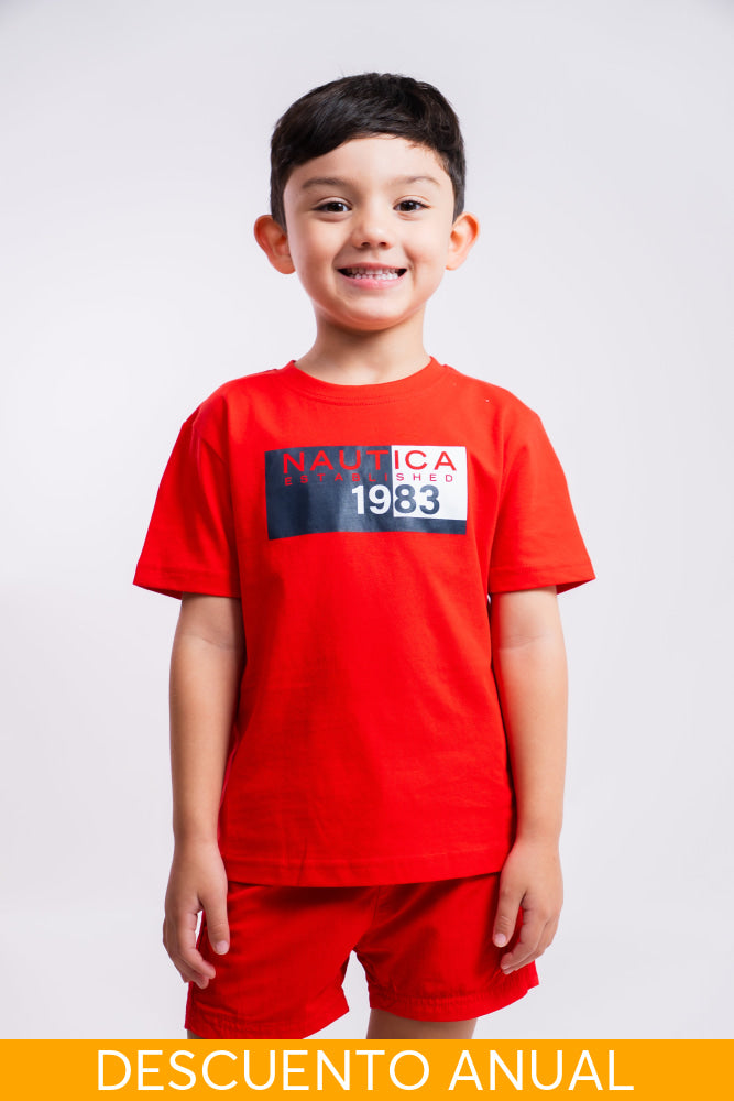 Camiseta Kids Nautica Playeras