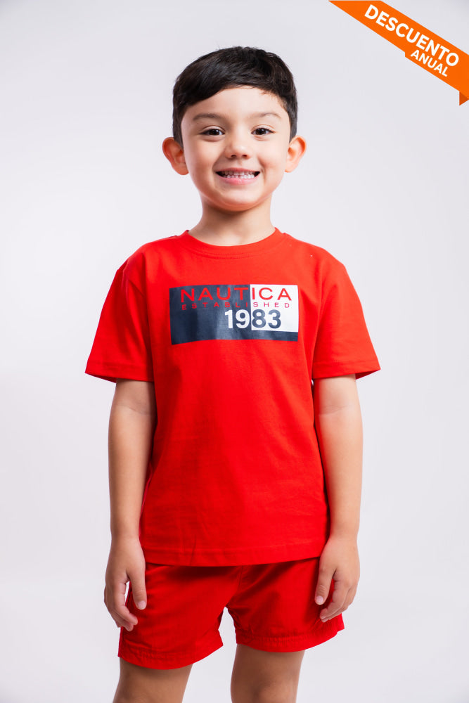 Camiseta Kids Nautica Playeras