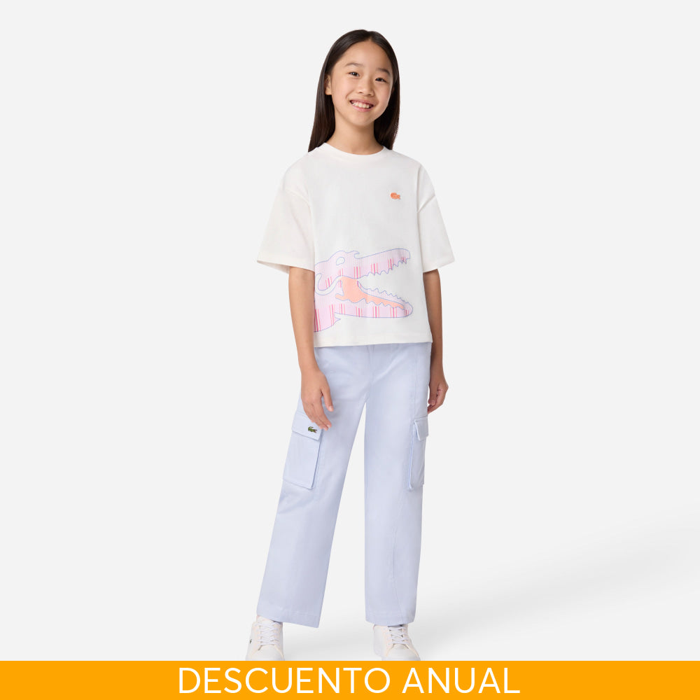 Camiseta Kids Niña Lacoste - Camiseta Kids