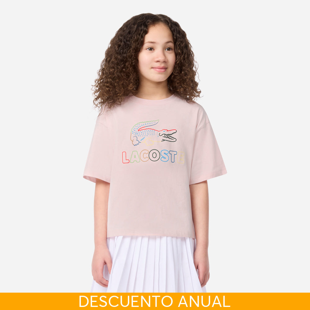 Camiseta Kids Niña Lacoste - Camiseta Kids