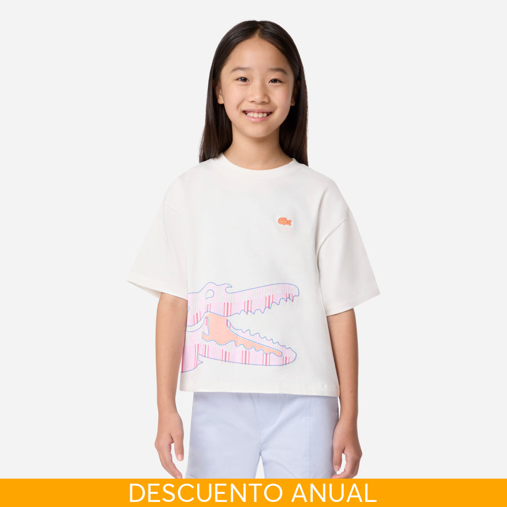 Camiseta Kids Niña Lacoste - Camiseta Kids
