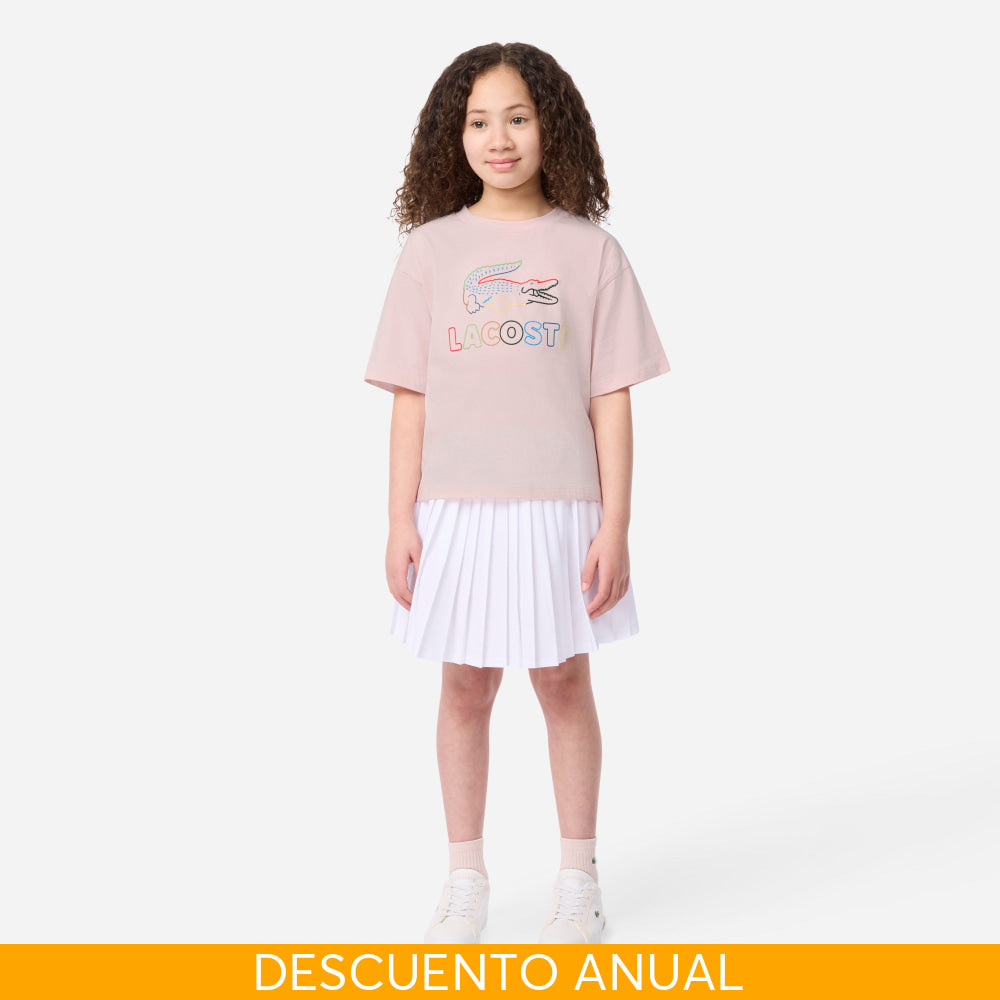 Camiseta Kids Niña Lacoste - Camiseta Kids