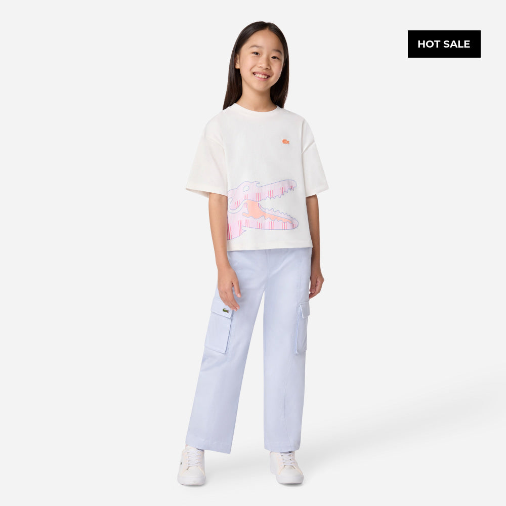 Camiseta Kids Niña Lacoste - Camiseta Kids