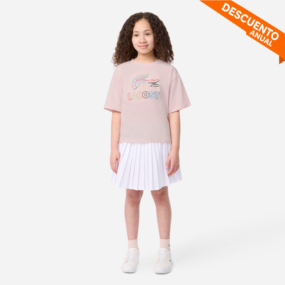 Camiseta Kids Niña Lacoste - Camiseta Kids