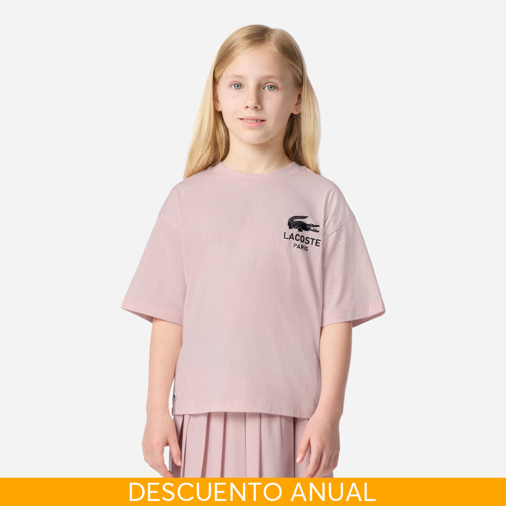 Camiseta Kids Niña Lacoste - Camiseta Kids