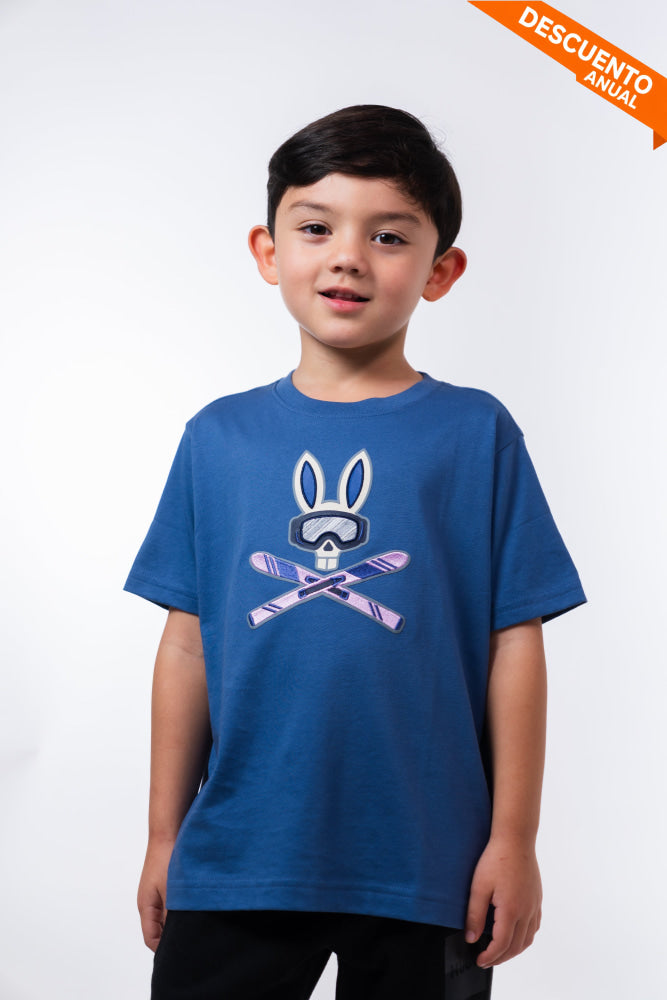 Camiseta Kids Psycho Bunny Camiseta Kids