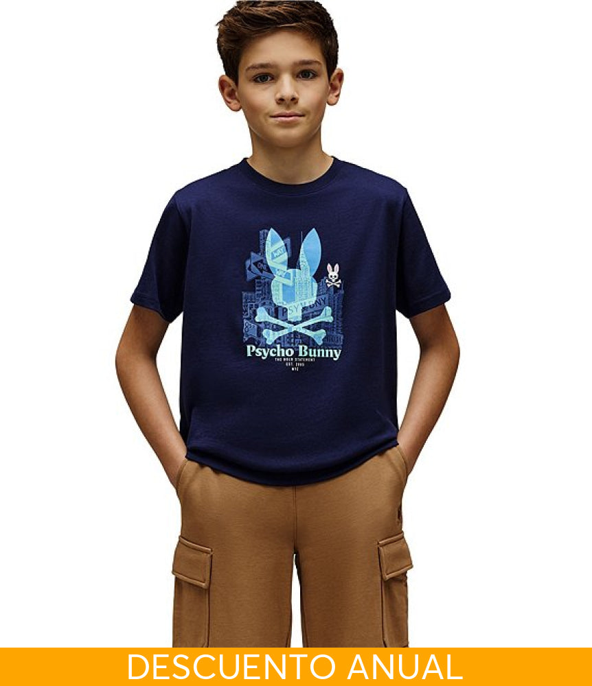 Camiseta Kids Psycho Bunny Camiseta Kids