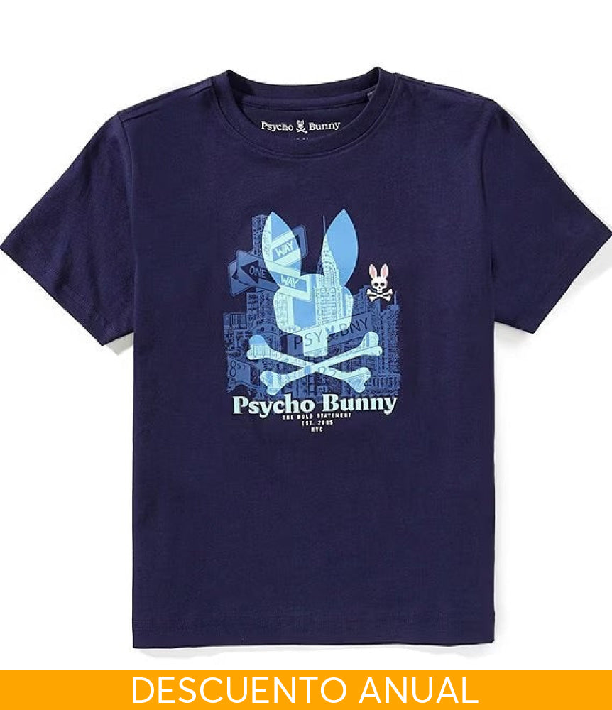 Camiseta Kids Psycho Bunny Camiseta Kids