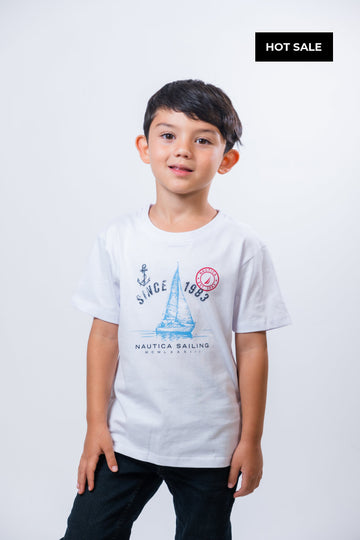 Camiseta Little Kids Nautica - Camiseta Kids