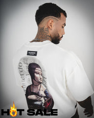 Camiseta Manifesto Oversize Ivory Camiseta