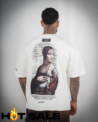 Camiseta Manifesto Oversize Ivory Camiseta