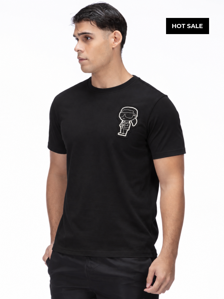 Camiseta Negra Hombre Karl Lagerfeld - Camiseta