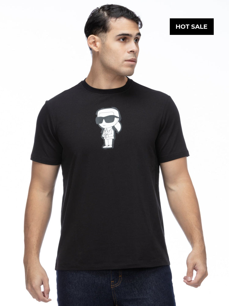 Camiseta Negra Hombre Karl Lagerfeld - Camiseta
