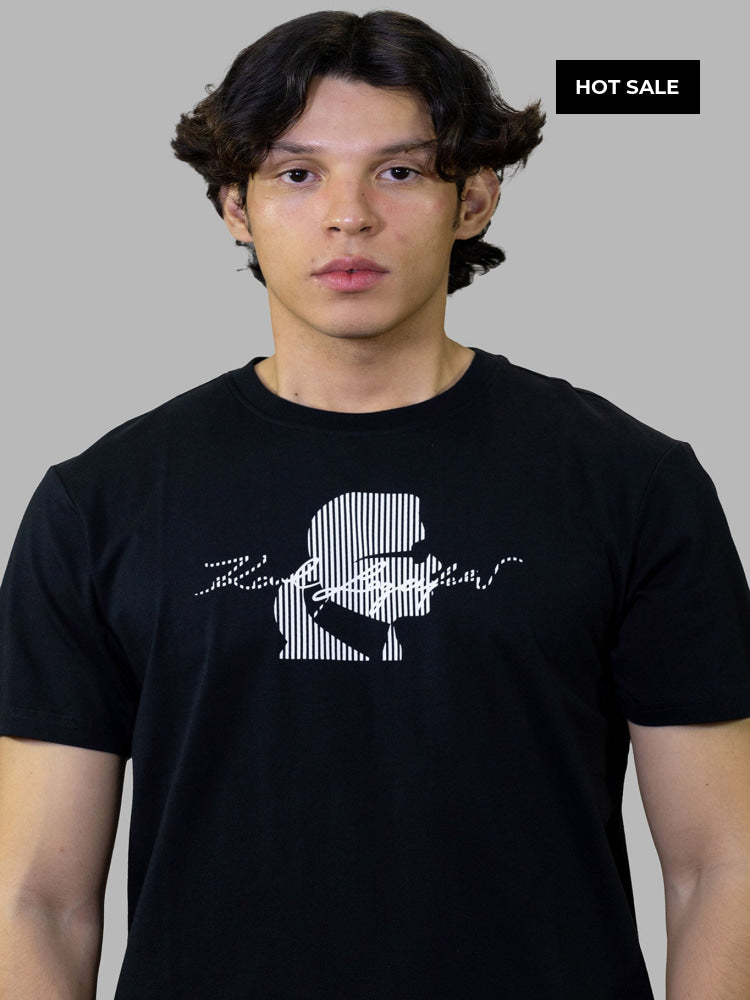 Camiseta Negra Hombre Karl Lagerfeld - Camiseta