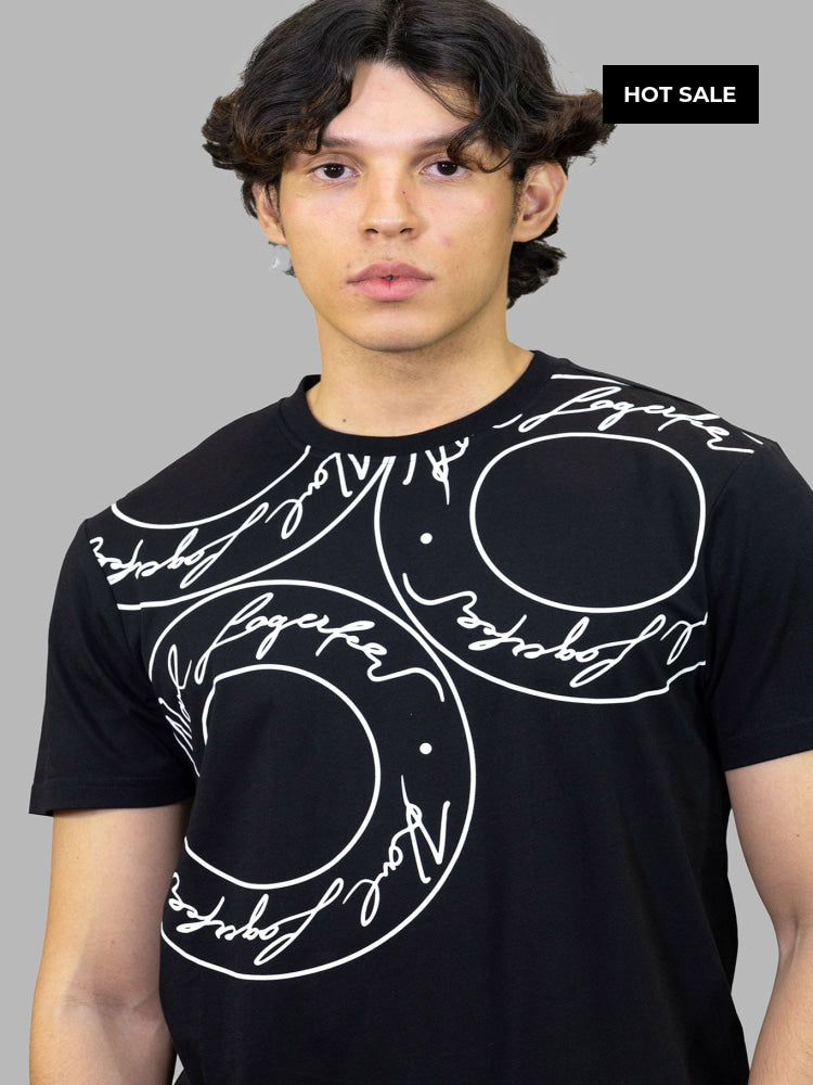 Camiseta Negra Hombre Karl Lagerfeld - Camiseta