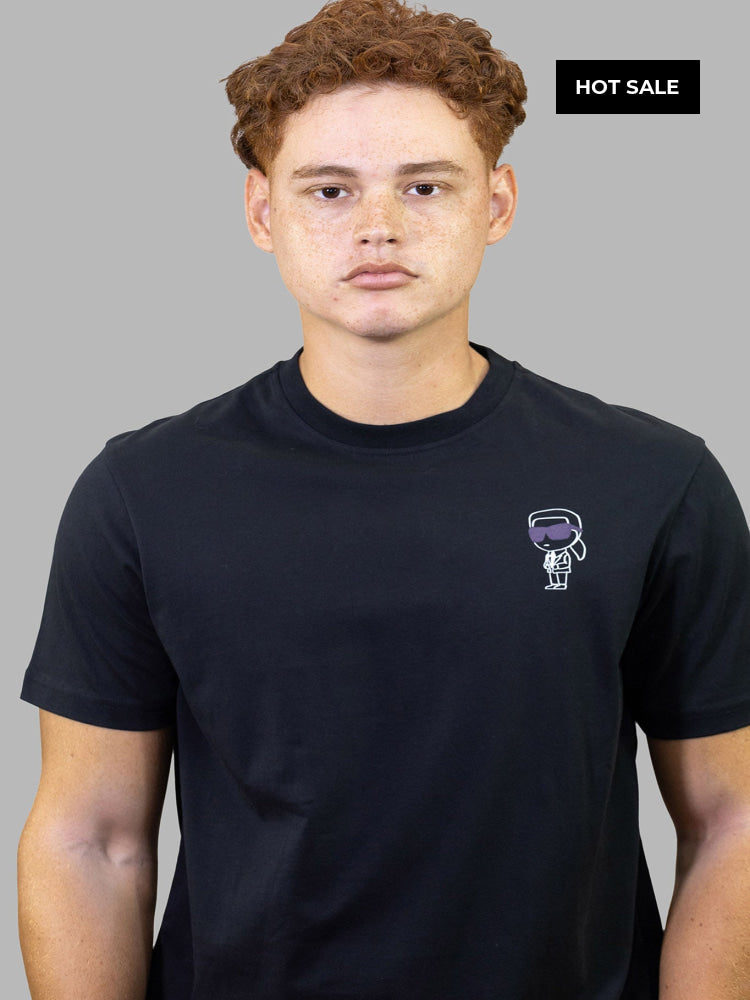 Camiseta Negra Hombre Karl Lagerfeld - Camiseta