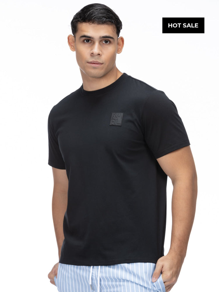 Camiseta Negra Hombre Karl Lagerfeld - Camiseta