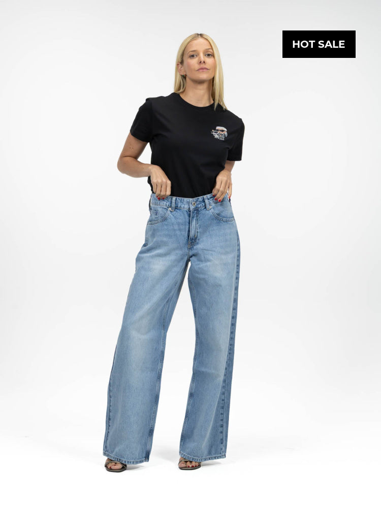 Camiseta Negra Mujer Karl Lagerfeld - Camiseta