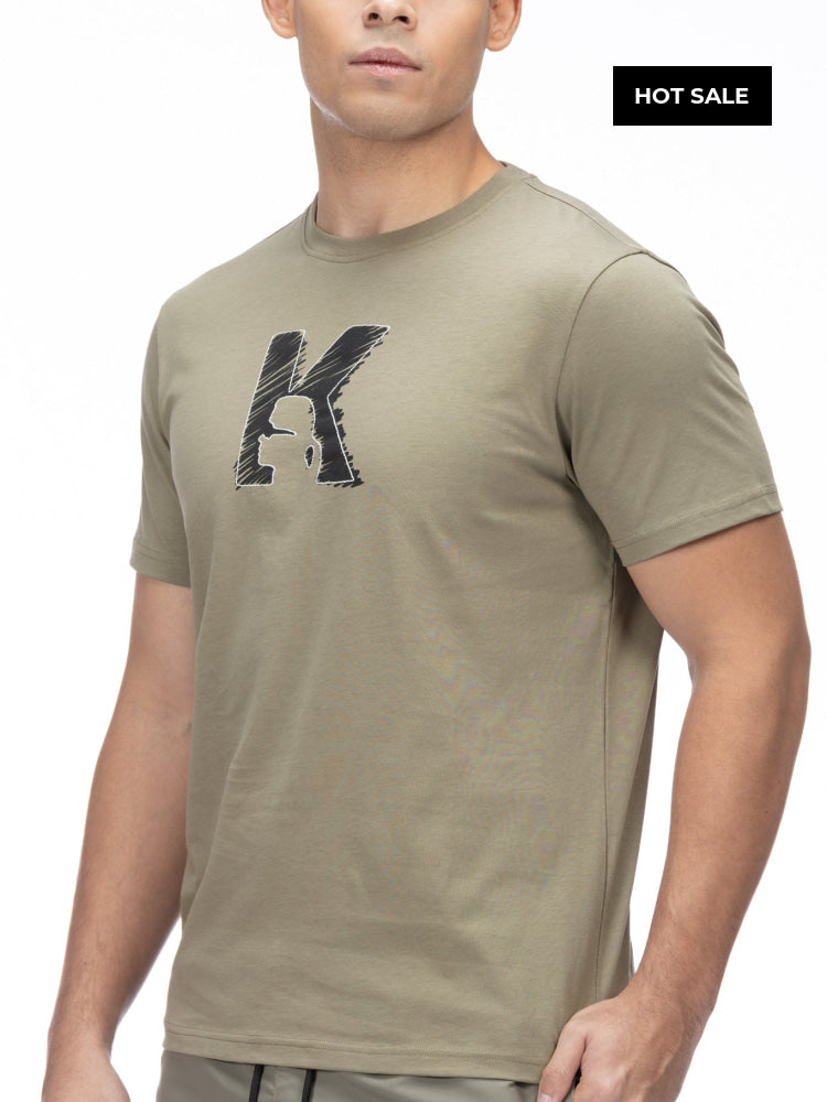 Camiseta Oliva Hombre Karl Lagerfeld - Camiseta