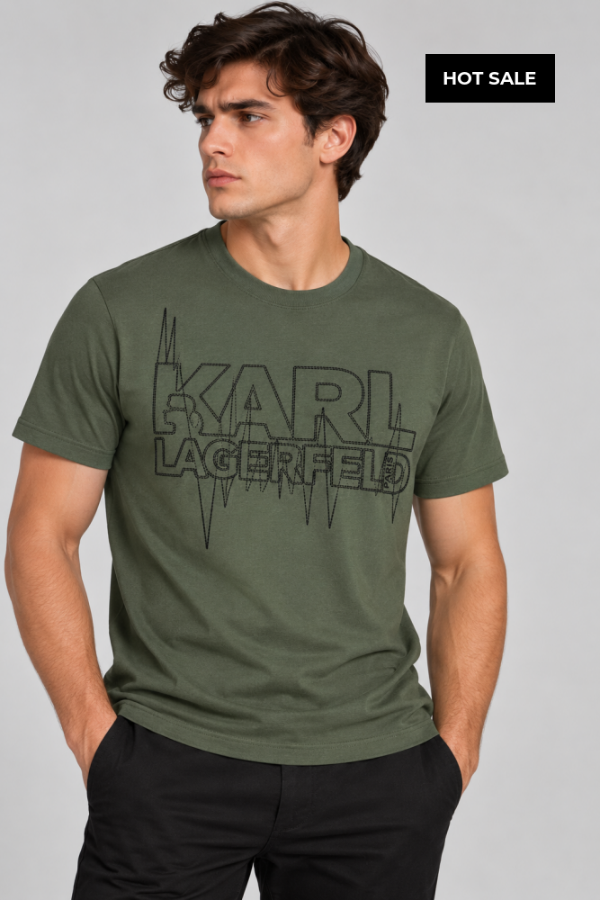Camiseta Oliva Hombre Karl Lagerfeld - Camiseta