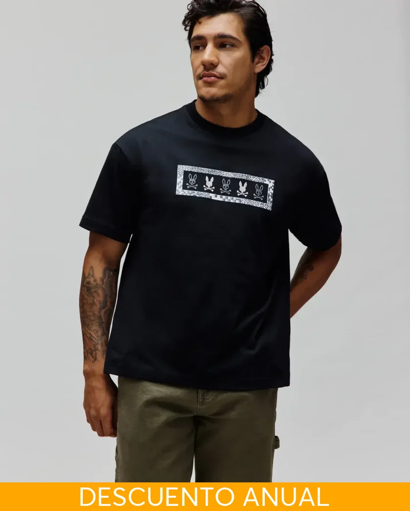 Camiseta Oversize Psycho Bunny - Camiseta
