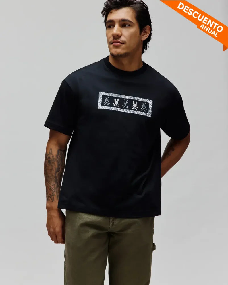 Camiseta Oversize Psycho Bunny - Camiseta
