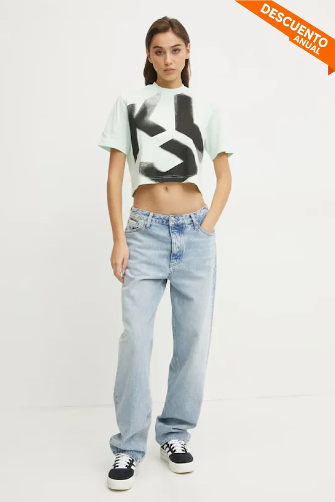 Camiseta Oversize Mujer Karl Lagerfeld Camiseta