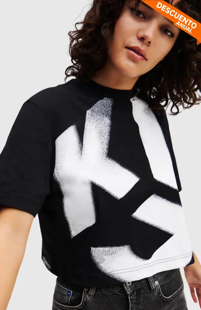 Camiseta Oversize Mujer Karl Lagerfeld Camiseta