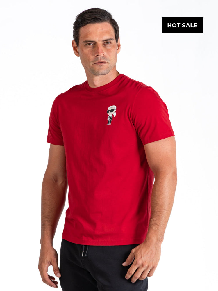 Camiseta Roja Hombre Karl Lagerfeld - Camiseta