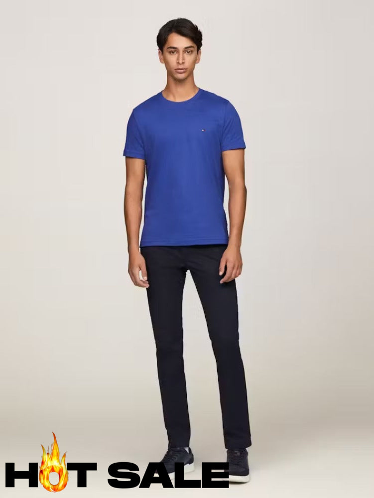 Camiseta Slim Tommy Hilfiger Blue Camiseta