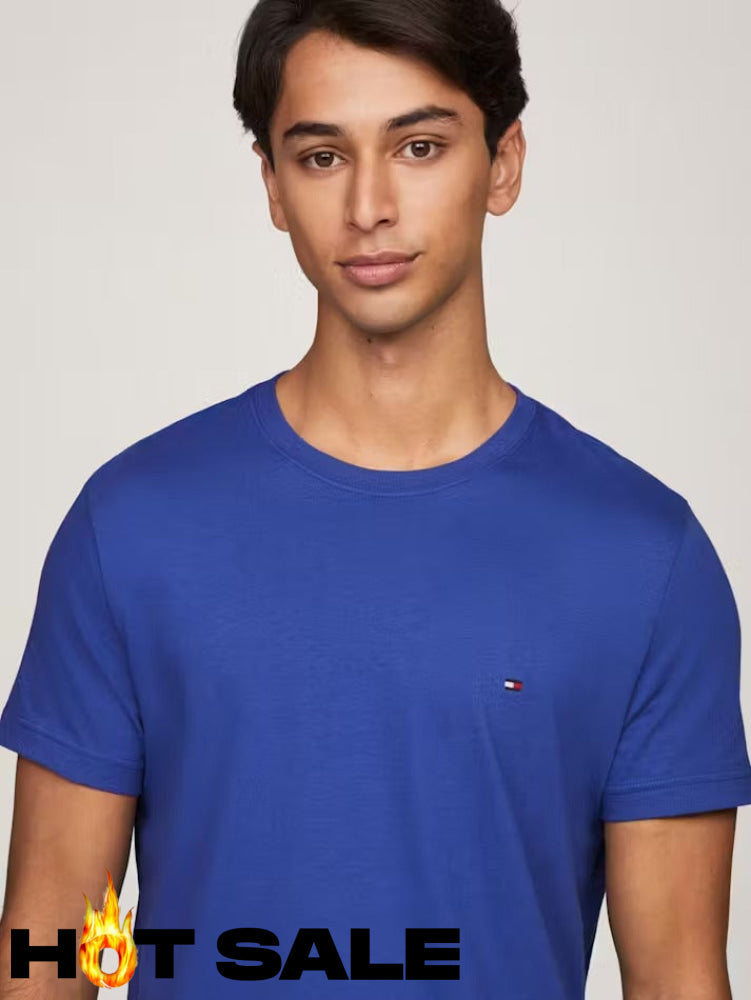 Camiseta Slim Tommy Hilfiger Blue Camiseta