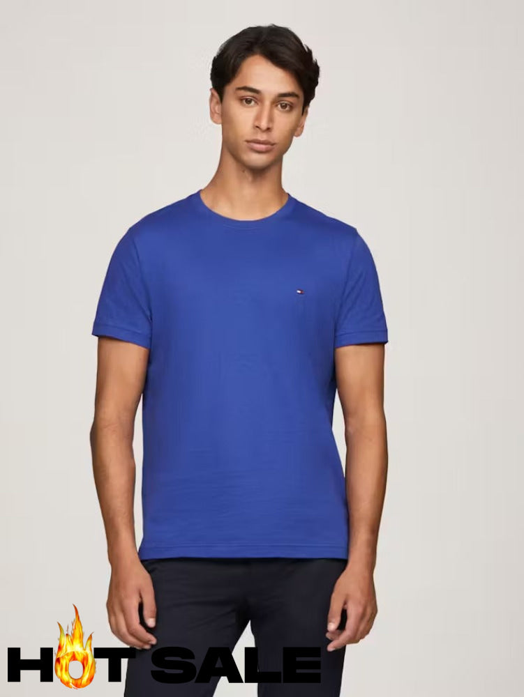 Camiseta Slim Tommy Hilfiger Blue Camiseta
